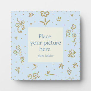 青淡い色のフルーア写真プラーク フォトプラーク