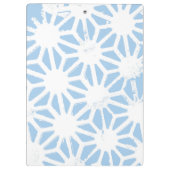 青淡い色の幾何模様 クリップボード (裏面)