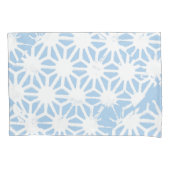 青淡い色の幾何模様 枕カバー (正面)