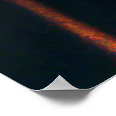 青淡い色の点クリーン ポスター (角)