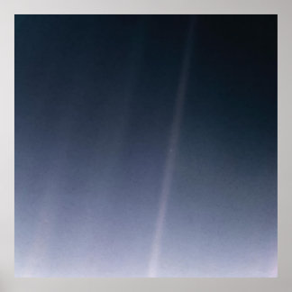 青淡い色の点 ポスター