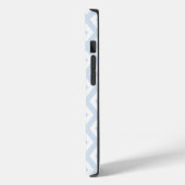 青淡い色の白ひし形 Case-Mate iPhoneケース (裏面 / 左)