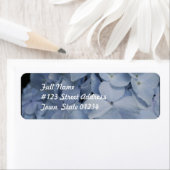 青淡い色の紫陽花 ラベル (インサイチュ)