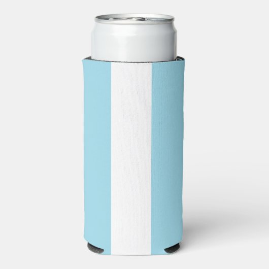 青淡い色の線と白ストライプ線 スリム缶クーラー (Seltzer裏面)