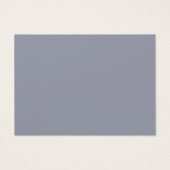 青淡い色の色デイジーの結婚チャリティー特典カード (裏面)