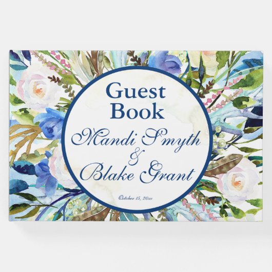 青淡い色の色、水結婚色フローラ等 ゲストブック (正面)