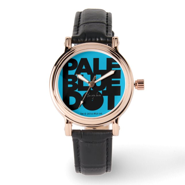 青淡い色の色 腕時計 (正面)