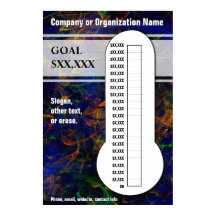 青渦巻形の温度計