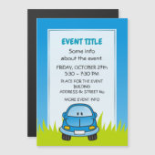 青漫画の車 (正面/裏面)