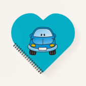 青漫画の車 ノートブック (正面)