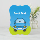 青漫画の車 招待状 (スタンド正面)