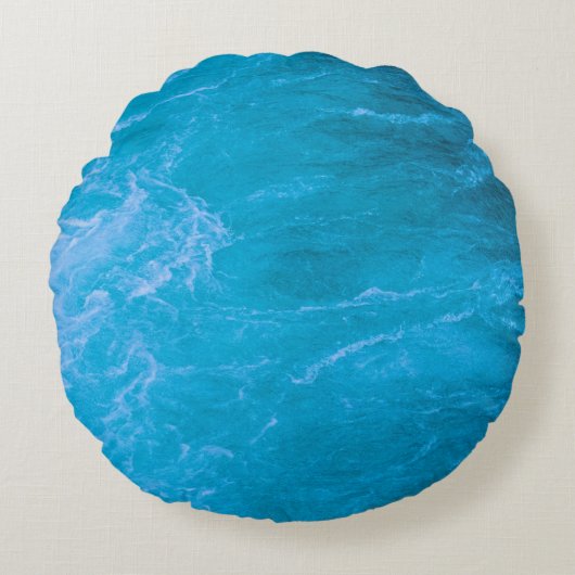 青澄ん水 ラウンドクッション (正面)