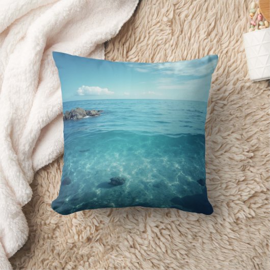 青澄ん海背 クッション (ブランケット)