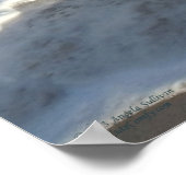 青澄ん海、ビーチ、空 ポスター (角)