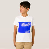 青澄ん空と白い雲 Tシャツ (正面フル)