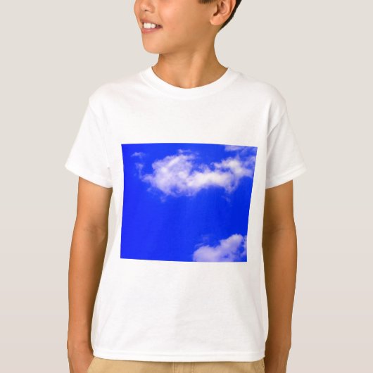 青澄ん空と白い雲 Tシャツ (正面)