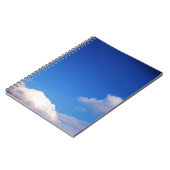 青澄ん空と白の雲 ノートブック (左側)