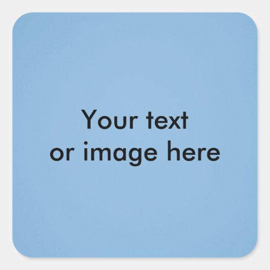 青澄ん空写真テンプレート スクエアシール (正面)