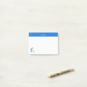 青澄んIニッ感じティー、ああ、そうニット ポストイット (デスク上)