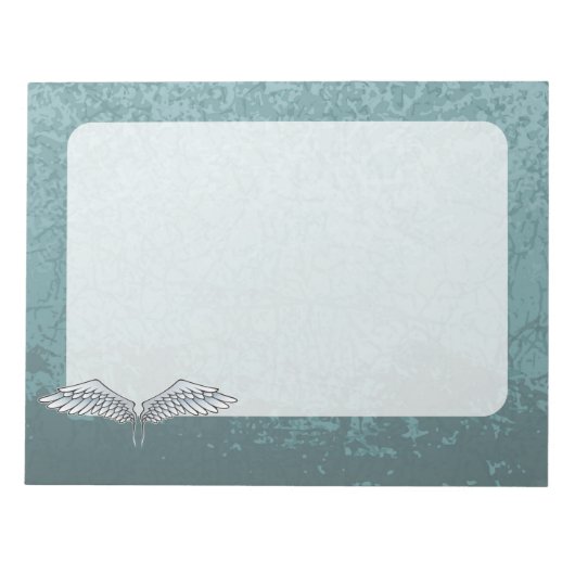 青灰色の翼 ノートパッド (正面)