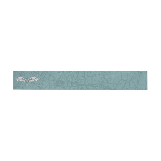 青灰色の翼 ラップアラウンド宛名ラベル (単一)