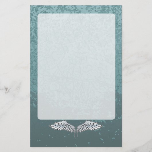 青灰色の翼 便箋 (正面)