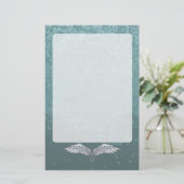 青灰色の翼 便箋 (スタンド正面)