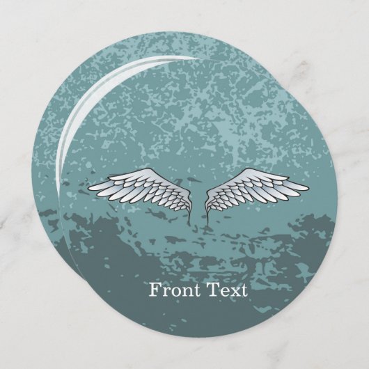 青灰色の翼 招待状 (正面/裏面)