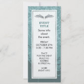 青灰色の翼 招待状 (裏面)