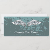 青灰色の翼 招待状 (正面)