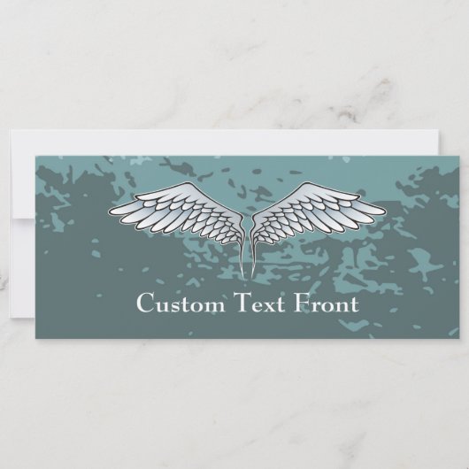 青灰色の翼 招待状 (正面)