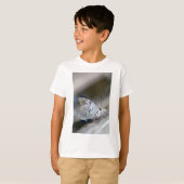 青灰色の蝶 Tシャツ (正面フル)