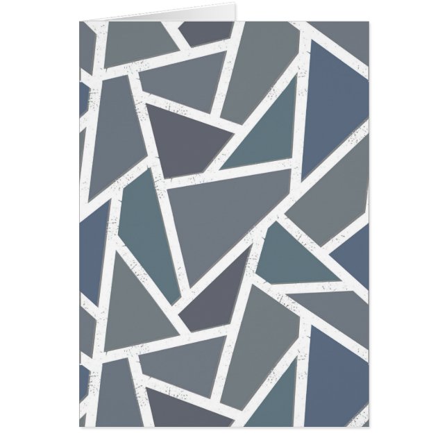 青灰色モザイク模様 (正面)