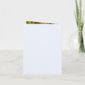 青灰色写真 ライフセレブレーション 折り畳み式 招待状 (裏面)