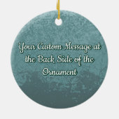 青灰色翅膀陶瓷飾り セラミックオーナメント (裏面)