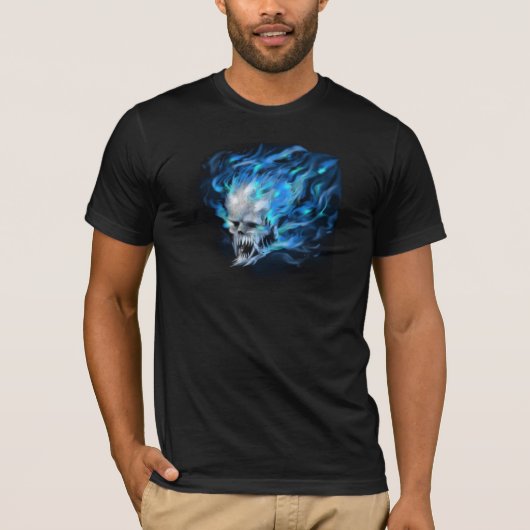 青炎のスカル Tシャツ (正面)