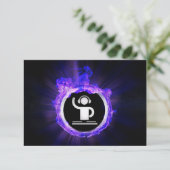 青炎DJアイコンレーザー光パーティー 招待状 (スタンド正面)