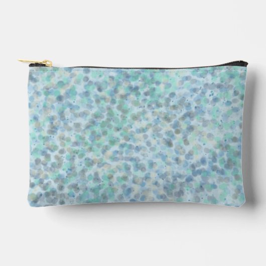 青点々のある小アクセサリーポーチ アクセサリーポーチ (正面)