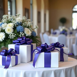 青無地の色#160BC4 サテンリボン