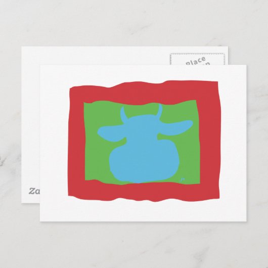 青牛 ポストカード (正面/裏面)