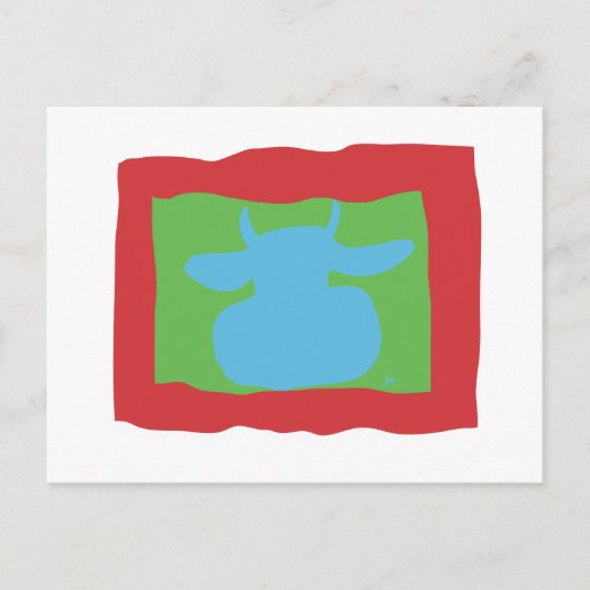 青牛 ポストカード (正面)