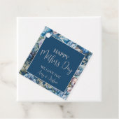 青牡丹の花柄ハッピーマザーズデイ フェイバータグ (インサイチュ)