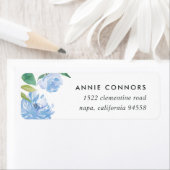 青牡丹 |差出人住所ラベル ラベル (インサイチュ)