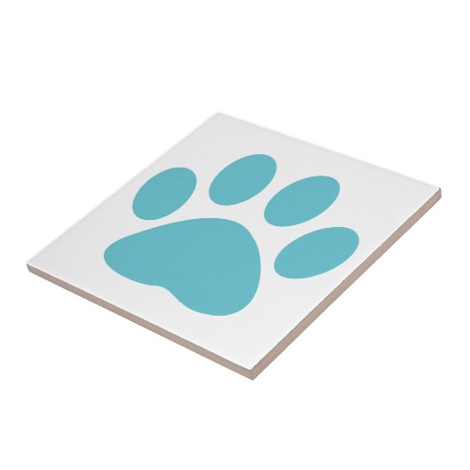 青犬猫の足跡 タイル (側面)