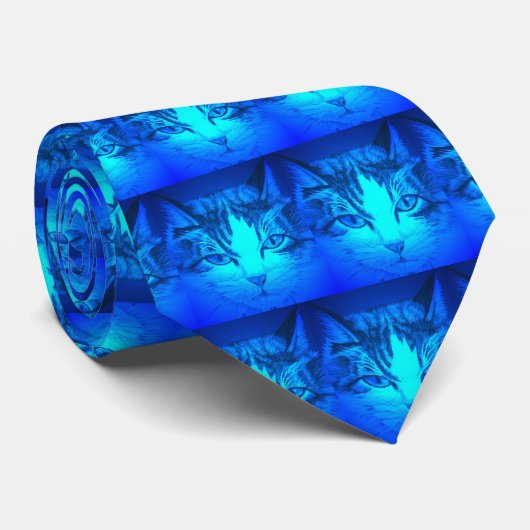 青猫段階のタイ ネクタイ (ロール)