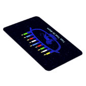 青獅子メノーラー マグネット (右側)