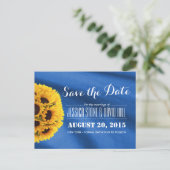 青王室のい布ひまわり保存日 案内ポストカード (スタンド正面)