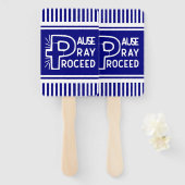 青王室のい祈中断 ハンドファン (正面&裏面)