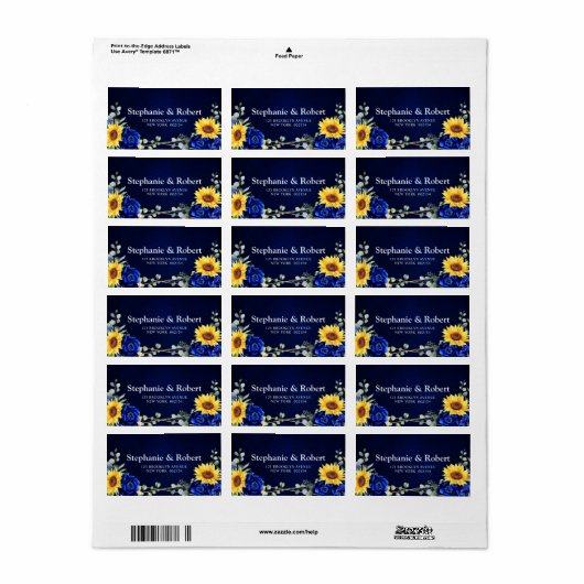 青王室のい素朴ひまわり幾何結婚研究室 ラベル (フルシート)