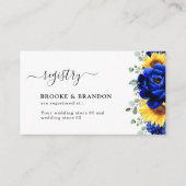 青王室のい素朴ひま結婚わり登録簿 エンクロージャーカード (正面)